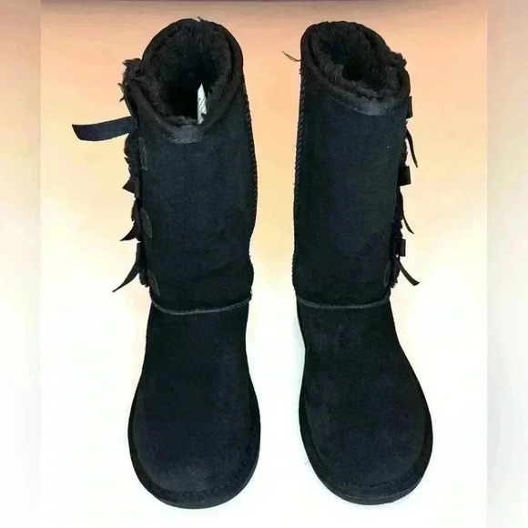 Koolaburra by Ugg Tall Black Boots Size 1 - Picture 8 of 9